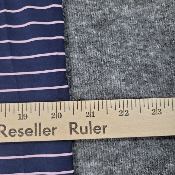 Ralph Lauren RLX Mens Golf Polo Shirt Size M Blue Pink Stripped LACC Club - Picture 11 of 12